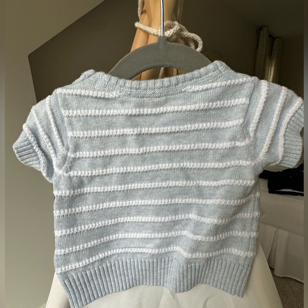 Janie & Jack boys striped sweater top